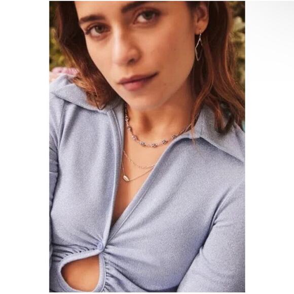 *SOLD* NWT! Kendra Scott Elongated Abbie Open Frame Earrings in Rose Gold - Picture 6 of 6